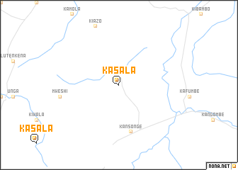 map of Kasala