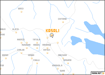 map of Kasali