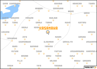 map of Kasamawa