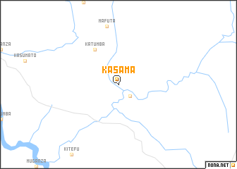 map of Kasama