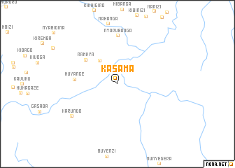 map of Kasama