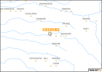 map of Kasambo