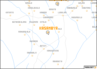 map of Kasambya