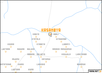 map of Kasambya