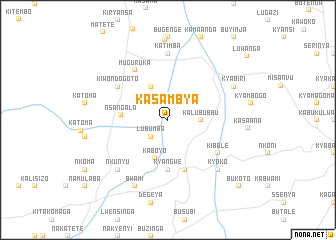 map of Kasambya