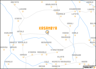map of Kasambya