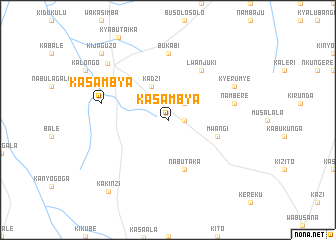 map of Kasambya