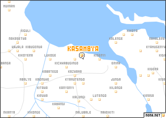 map of Kasambya