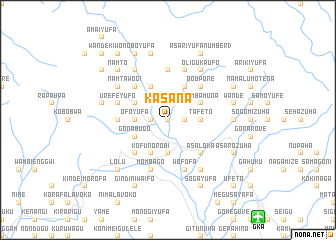 map of Kasana