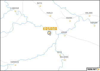 map of Kasana