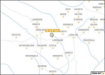 map of Kasana