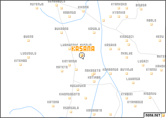 map of Kasana