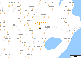map of Kasana
