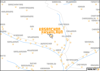 map of Kasan-ch\