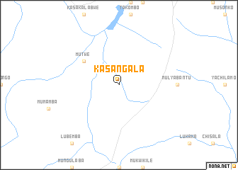 map of Kasangala