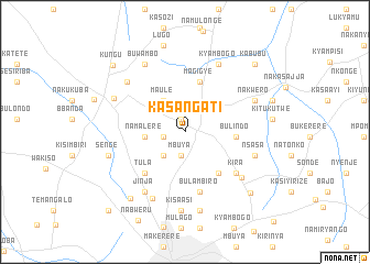 map of Kasangati