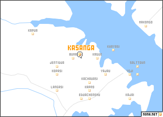 map of Kasanga