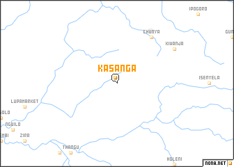 map of Kasanga