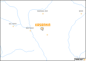 map of Kasanmin