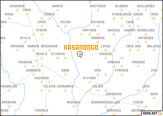 map of Kasanongo