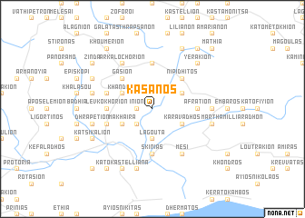 map of Kasános