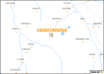 map of Kasanza-Pondo