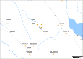 map of Kasanzo