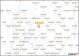 map of Kasan