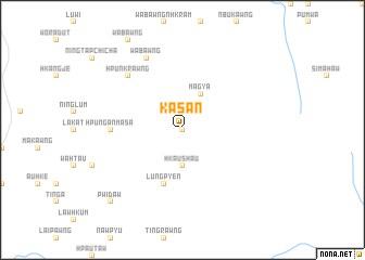 map of Kasan