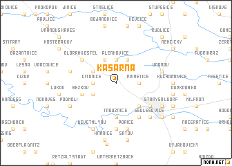 map of Kasárna