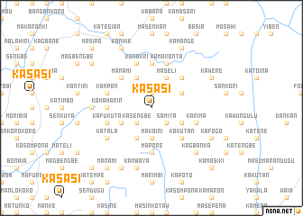 map of Kasasi