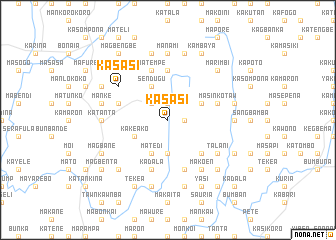 map of Kasasi