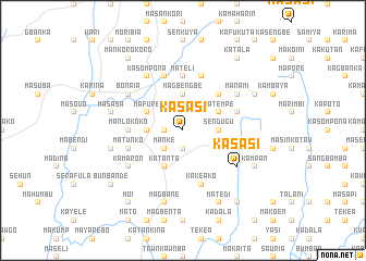 map of Kasasi