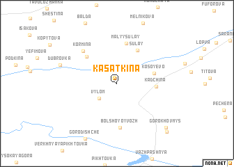 map of Kasatkina