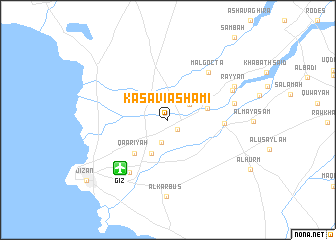 map of Kasavia Shāmī