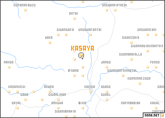 map of Kasaya