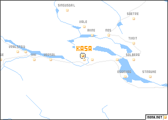 map of Kåsa