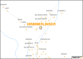 map of Kasba Ben Lahseïn