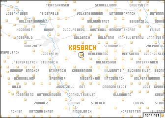 map of Käsbach