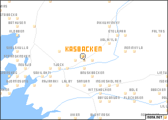 map of Kasbacken