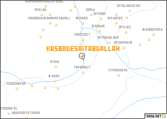 map of Kasba des Aït Abdallah