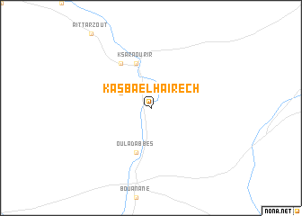 map of Kasba el Haïrech