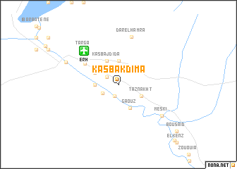 map of Kasba Kdima