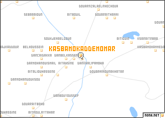 map of Kasba Mokaddem Omar