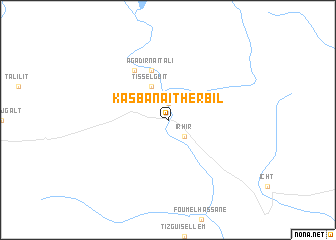 map of Kasba nʼAït Herbil