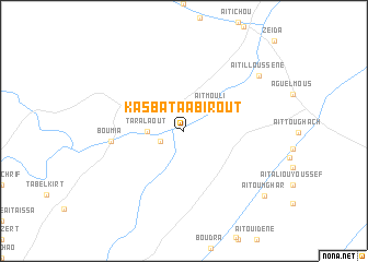 map of Kasba Taabirout