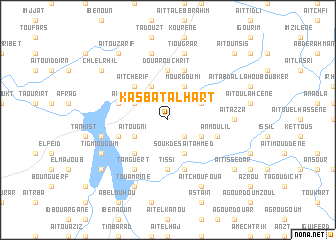 map of Kasba Talhart