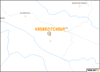 map of Kasba Zitchoun