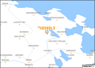 map of Kåsböle