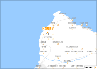 map of Kåsby